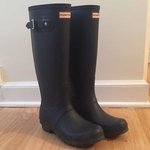 Hunter Boots Grey Matte Size 7